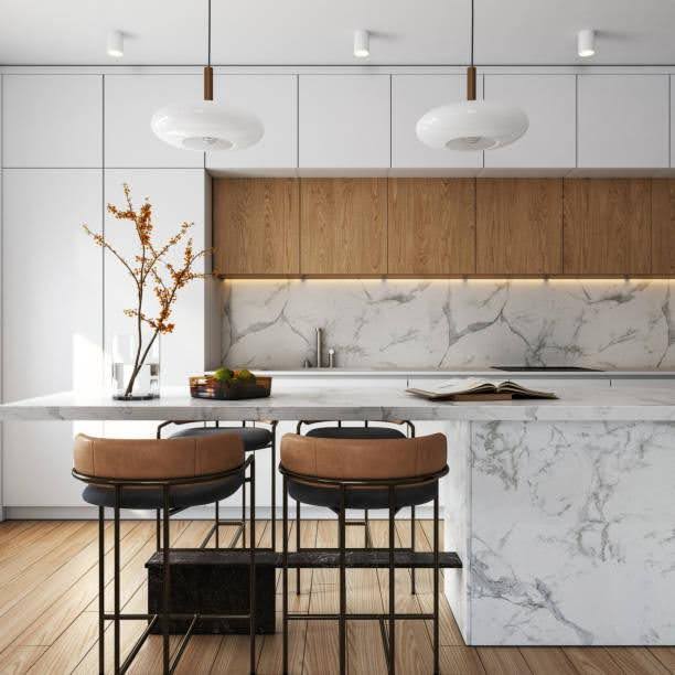 Selecting Countertops and Backsplashes for European-Style Cabinets