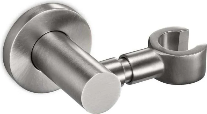 California Faucets Swivel Wall Bracket, Round Base - Burnished Brass