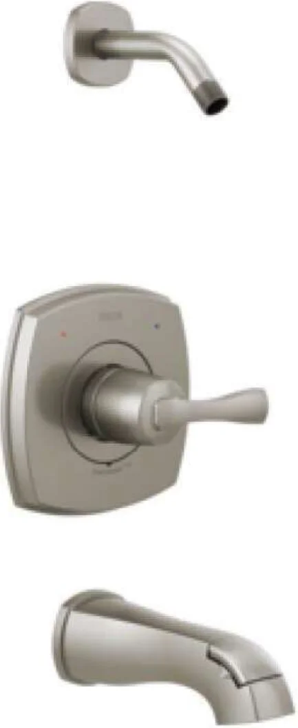 Delta Stryke 14 Series Tub And Shower Less Head - Stainless