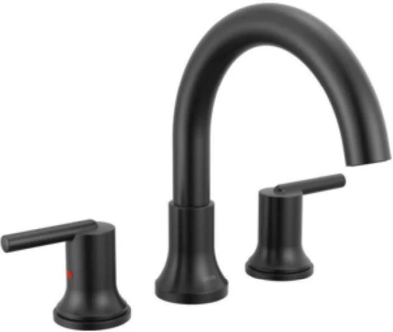 Delta Trinsic Roman Tub Trim - Matte Black