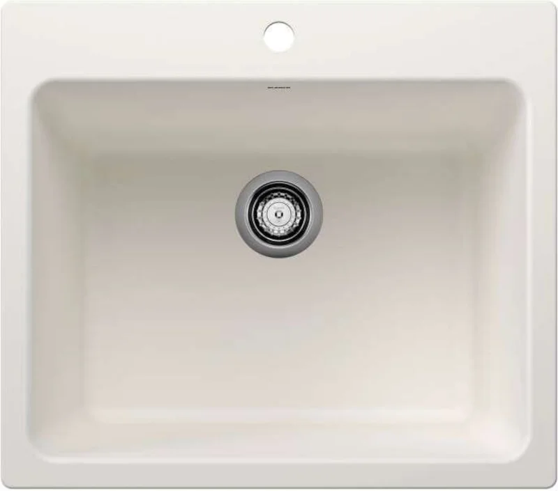 Blanco Liven Dual Mount Laundry Sink - White