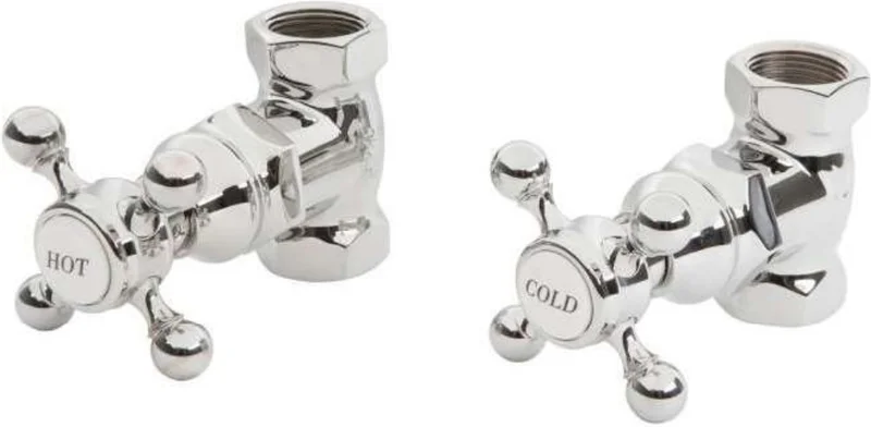 Newport Brass Fairfield 3/4" Shut Off Valves, 1 Pair Hot And Cold - Venetian Bronze