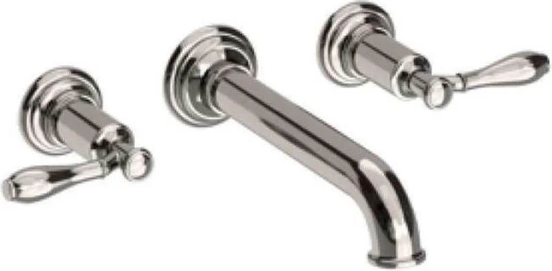 Newport Brass Ithaca Wall Mount Lavatory Faucet - Polished Nickel