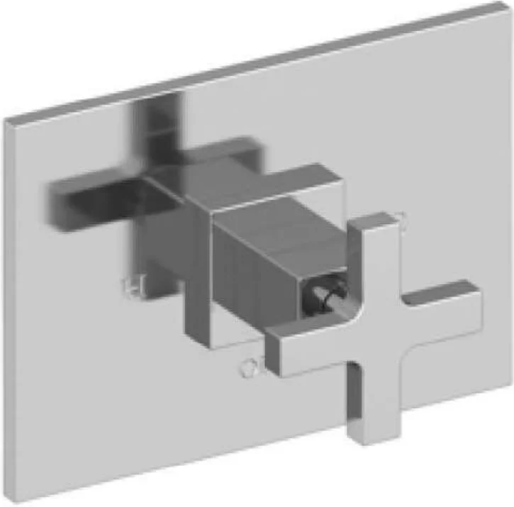 Newport Brass Secant Balanced Pressure Shower Trim Plate With Handle - Polished Chrome