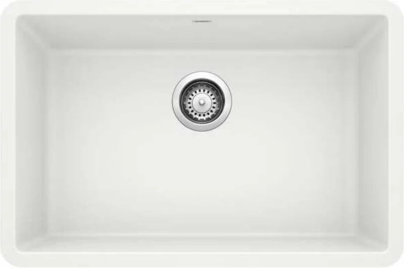 Blanco Precis 27" Single Bowl - White