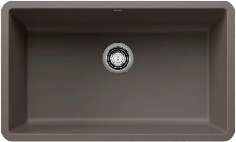 Blanco Precis 30" Single Bowl - Volcano Gray