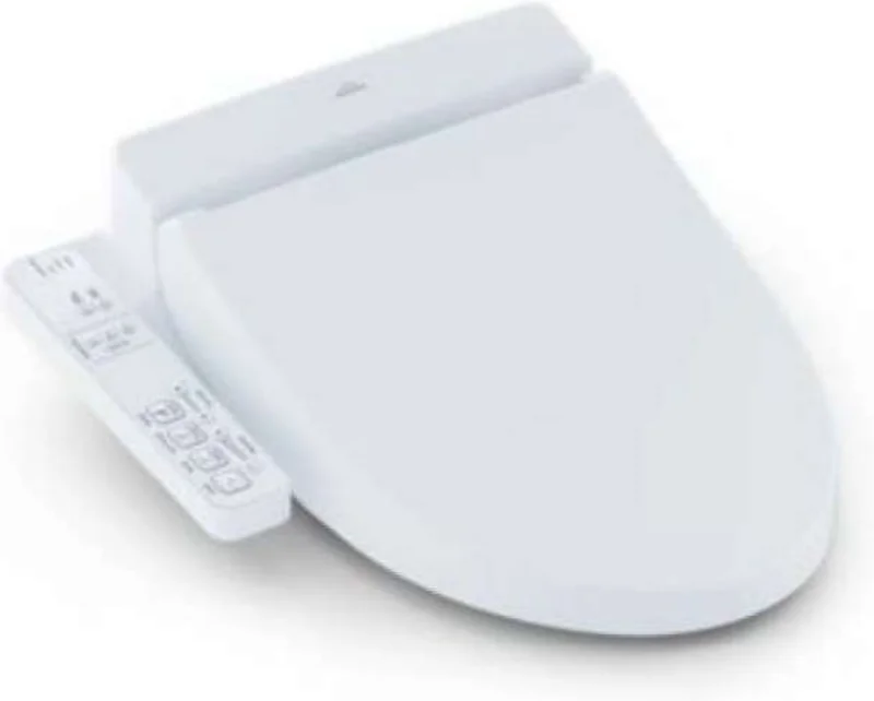 TOTO Washlet A100 Electronic Bidet Toilet Seat With SoftClose Lid, Elongated - Cotton White